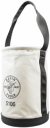 Straight-Wall Bucket 14 Inch No. 6 Canvas with Polypropylene Bottom