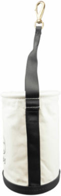 Heavy-Duty Straight Wall Bucket with Swivel Snap Hook, 14 Inch Height, 9 Inch Diameter