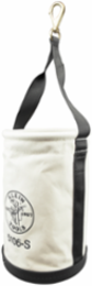 Heavy-Duty Straight Wall Bucket with Swivel Snap Hook, 14 Inch Height, 9 Inch Diameter