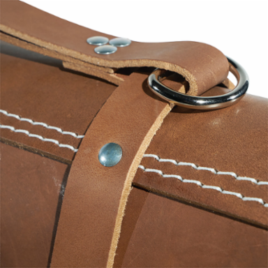 Deluxe Leather Tool Bag, 20 Inch, Extra-Heavy Leather, 5 lbs