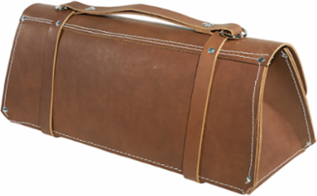 Deluxe Leather Tool Bag, 20 Inch, Extra-Heavy Leather, 5 lbs