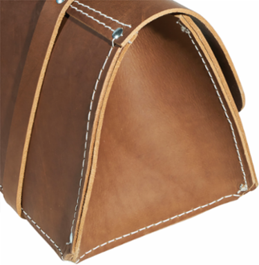 Deluxe Leather Tool Bag, 20 Inch, Extra-Heavy Leather, 5 lbs