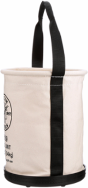 Heavy-Duty Canvas Bucket 12 Inch Diameter, 75 lb Load Rating