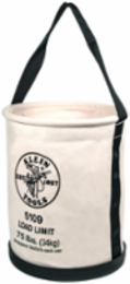 Heavy-Duty Canvas Bucket 12 Inch Diameter, 75 lb Load Rating