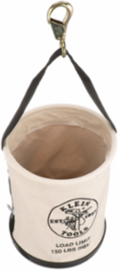 Heavy-Duty Canvas Bucket 12 Inch with 150 lb Load Rating & Drain Holes