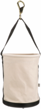 Heavy-Duty Canvas Bucket 12 Inch with 150 lb Load Rating & Drain Holes