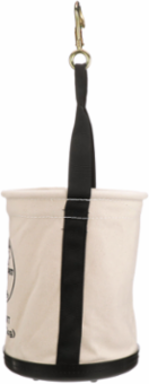 Heavy-Duty Canvas Bucket 12 Inch with 150 lb Load Rating & Drain Holes