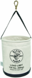 Heavy-Duty Canvas Bucket 12 Inch with 150 lb Load Rating & Drain Holes