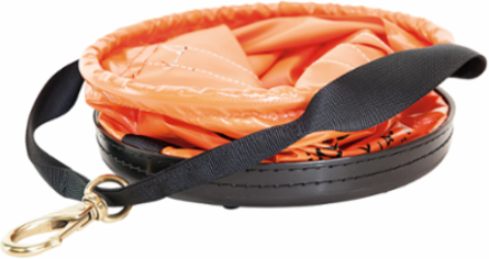 Utility Bucket, 12 Inch Diameter, 100 lb Load Rating, Vinyl with Swivel Snap Hook