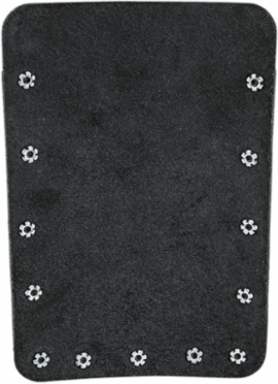 Leather Single Pocket Tool Pouch, 4.5 Inch x 1 Inch x 7 Inch, 1 Pocket