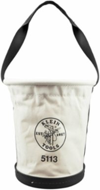 Tapered-Wall Bucket 13 Inch Height, 12 Inch Top Diameter, No. 6 Canvas