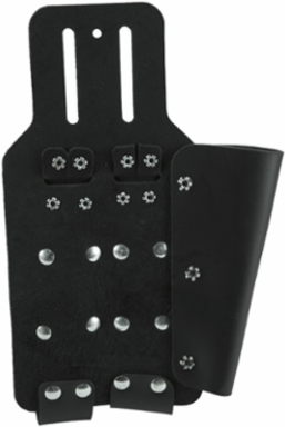 Leather Tool Holder with 3 Pockets for 7-9 Inch Pliers, Fits 2 Inch Belts