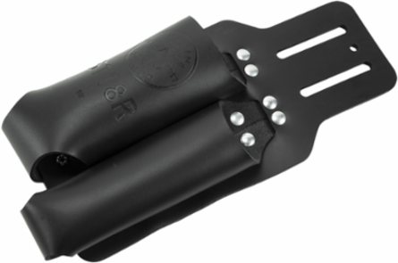 Leather Tool Holder for 7-9 Inch Pliers & 6-Foot Rule, Slotted Design