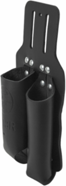 Leather Tool Holder for 7-9 Inch Pliers & 6-Foot Rule, Slotted Design