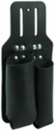 Leather Tool Holder for 7-9 Inch Pliers & 6-Foot Rule, Slotted Design