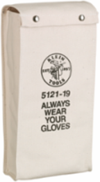 Heavy Duty Glove Bag, No. 4 Canvas, 19 Inch with Expansion Gusset