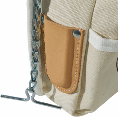 5-Pocket Canvas Tool Pouch, Fits Belts up to 2-1/4 Inch, Durable Construction