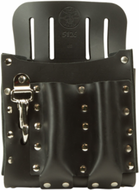 Leather Tool Pouch, 5-Pocket, 6 x 2 x 2 Inch, Fits Belts Up to 2 Inch