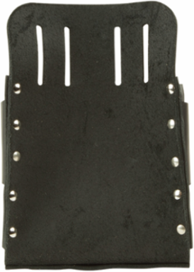 Leather Tool Pouch, 5-Pocket, 6 x 2 x 2 Inch, Fits Belts Up to 2 Inch