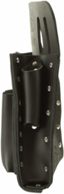 6-Pocket Leather Tool Pouch, Fits 2 Inch Belts, Durable Construction
