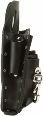 6-Pocket Leather Tool Pouch, Fits 2 Inch Belts, Durable Construction