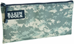 Camouflage Cordura Nylon Tool Pouch, 12-1/2 Inch, Zipper Closure