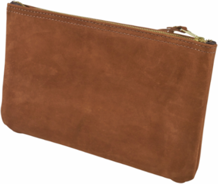 Top-Grain Leather Zipper Bag 12-1/2 Inch for Tools