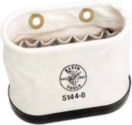Canvas Bucket, 10 Inch Height, 14 Inch Length, 15 Interior Pockets, Heavy Duty