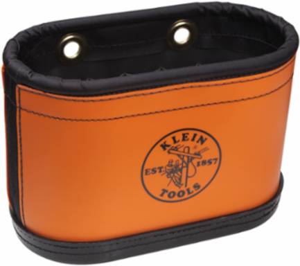 Hard-Body Tool Bucket, 15 Pocket, 10 Inch Height, 14 Inch Length, Orange