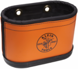 Hard-Body Tool Bucket, 15 Pocket, 10 Inch Height, 14 Inch Length, Orange