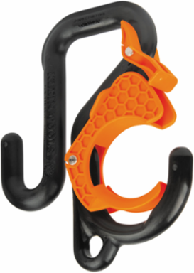 Utility Bucket Hook 2 Inch, 40 lb Capacity, Nylon, Locking Gate
