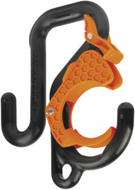 Utility Bucket Hook 2 Inch, 40 lb Capacity, Nylon, Locking Gate