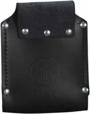 Leather Utility Pouch, 3-Pocket, 7 x 5.25 Inch, Fits 1 Inch Belts