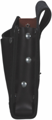 Leather Utility Pouch, 3-Pocket, 7 x 5.25 Inch, Fits 1 Inch Belts