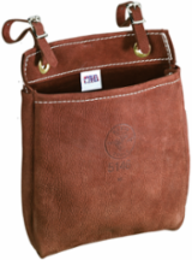 Leather Tool Bag Pouch, 9 x 3 x 8 Inch, Adjustable Belt Strap, 1 Pocket