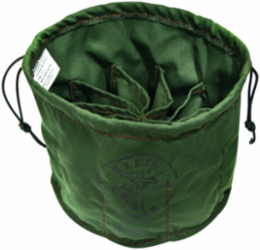 Canvas Drawstring Bag 10-Compartment, 6 Inch Height, 11 Inch Diameter