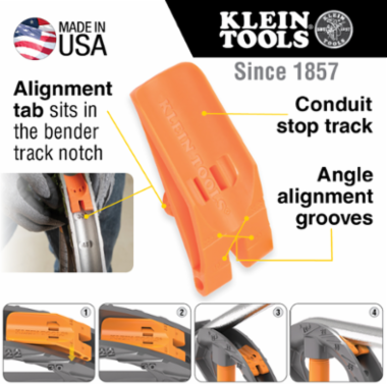 Aluminum Conduit Bender with Angle Setter™, 3/4-Inch EMT, 44.1-Inch Height