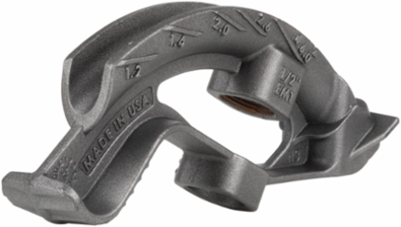 1/2 Inch Iron Conduit Bender Head with Markings for 10°-60° Bends