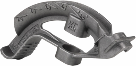 1/2 Inch Iron Conduit Bender Head with Markings for 10°-60° Bends