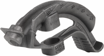 1/2 Inch Iron Conduit Bender Head with Markings for 10°-60° Bends