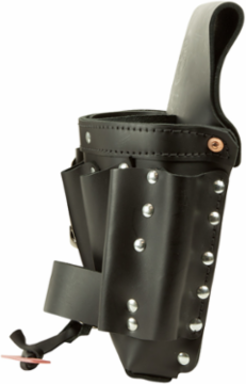 Extra-Capacity Leather Tool Pouch with 8 Pockets, Fits Belts up to 3 Inch