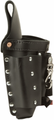 Extra-Capacity Leather Tool Pouch with 8 Pockets, Fits Belts up to 3 Inch