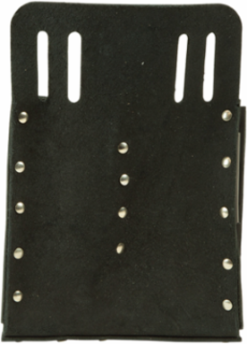 8-Pocket Leather Tool Pouch, 9.75 Inch Height, Slotted for 2 Inch Belts