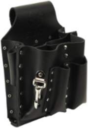 Leather Tool Pouch, 8-Pocket Configuration, Fits 2.5 Inch Belts