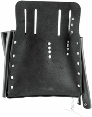 Leather Tool Pouch, 11-Pocket, Fits Belts Up to 2-3/4 Inch, 1.43 lbs