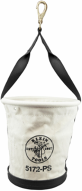 Heavy-Duty Tapered Wall Bucket 12 Inch, 15 Pockets, Canvas Construction