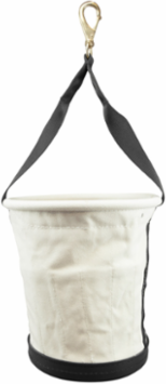 Heavy-Duty Tapered Wall Bucket 12 Inch, 15 Pockets, Canvas Construction