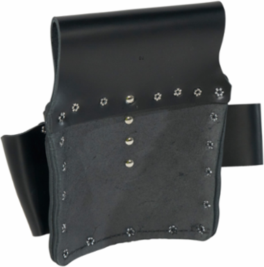 8-Pocket Leather Tool Pouch, Fits Belts up to 2.5 Inch, Moisture-Resistant