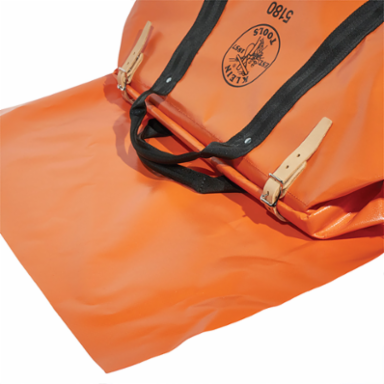 Extra-Large Nylon Equipment Bag - 24 Inch Length, 18 Inch Height, 10 Inch Width, Orange