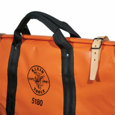 Extra-Large Nylon Equipment Bag - 24 Inch Length, 18 Inch Height, 10 Inch Width, Orange